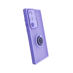 Case with Support Ring for Samsung Galaxy S23 Ultra Smoked Purple Case with Support Ring for Samsung Galaxy S23 Ultra Smoked Purple